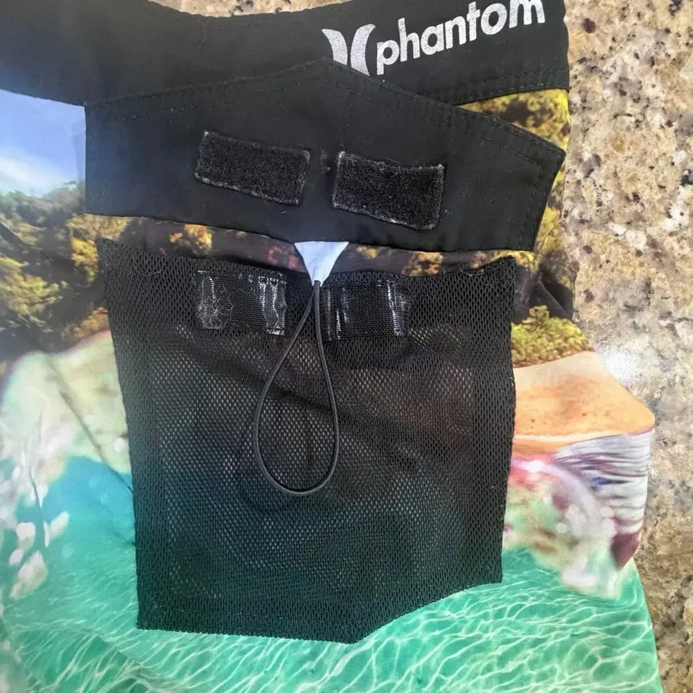 Hurley Phantom Clark Little Sea Turtle Board Shorts Mens SZ 32 Swim Trunks Beach
